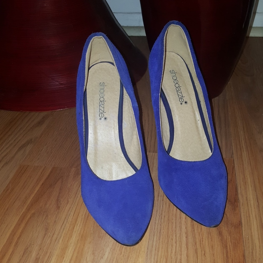 Shoedazzle Pump blue/purple